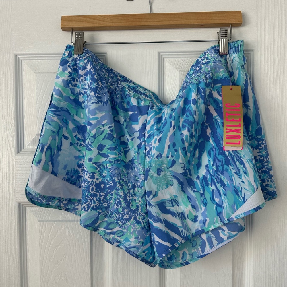 Lilly Pulitzer NWT Ocean Trail Luxletic Shorts NWT